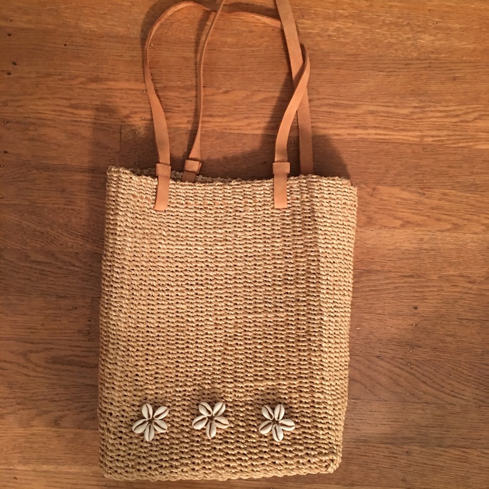 Esprit raffia Tote